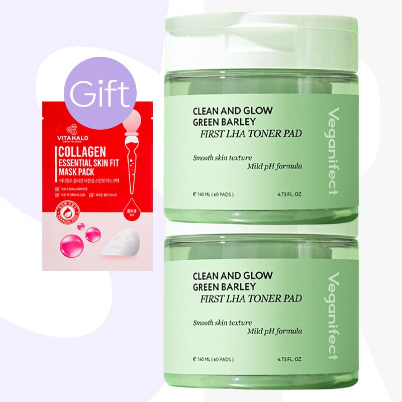 【正規品】青麦 LHA トナーパッド 60枚 (2個)