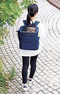 ペティオ (Petio) Porta 移動や出先でくつろぐリュックキャリー ネイビー Sサイズ (x