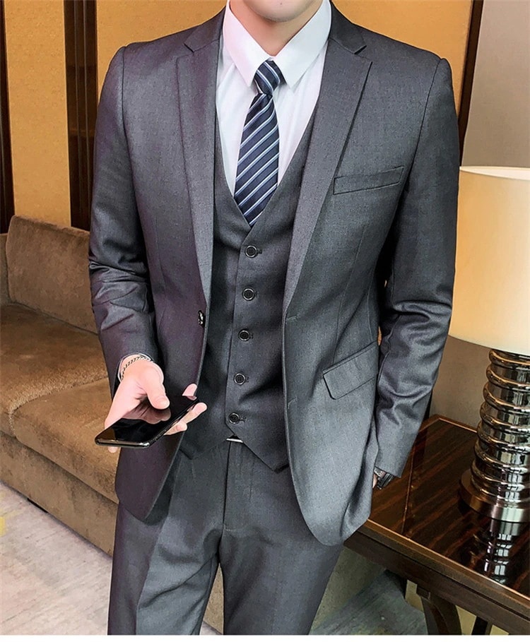 2つのホック 新上品気高い大人の魅力上品大人気気質ビジネスセットスーツメンズ紳士服フォーマル新社会人メンズファッション