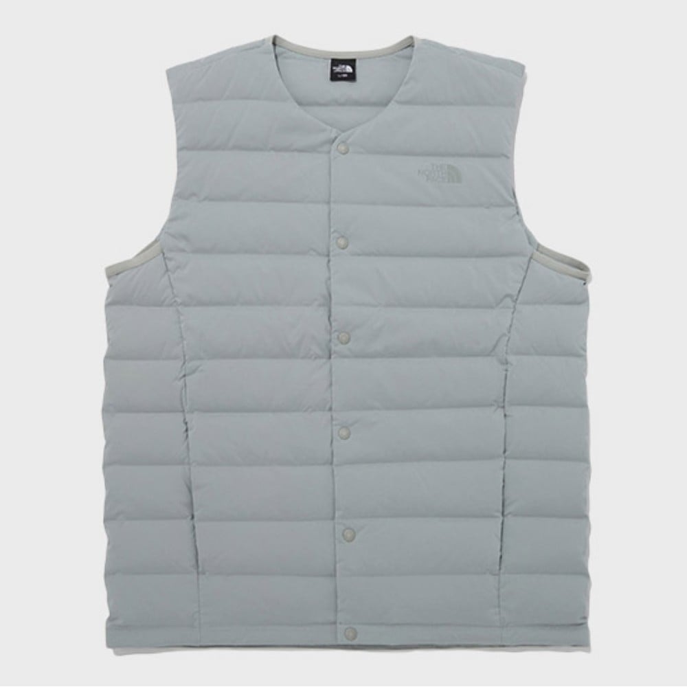ノースフェイス メンズ チューブダウンベスト NV1DP72B_GYK