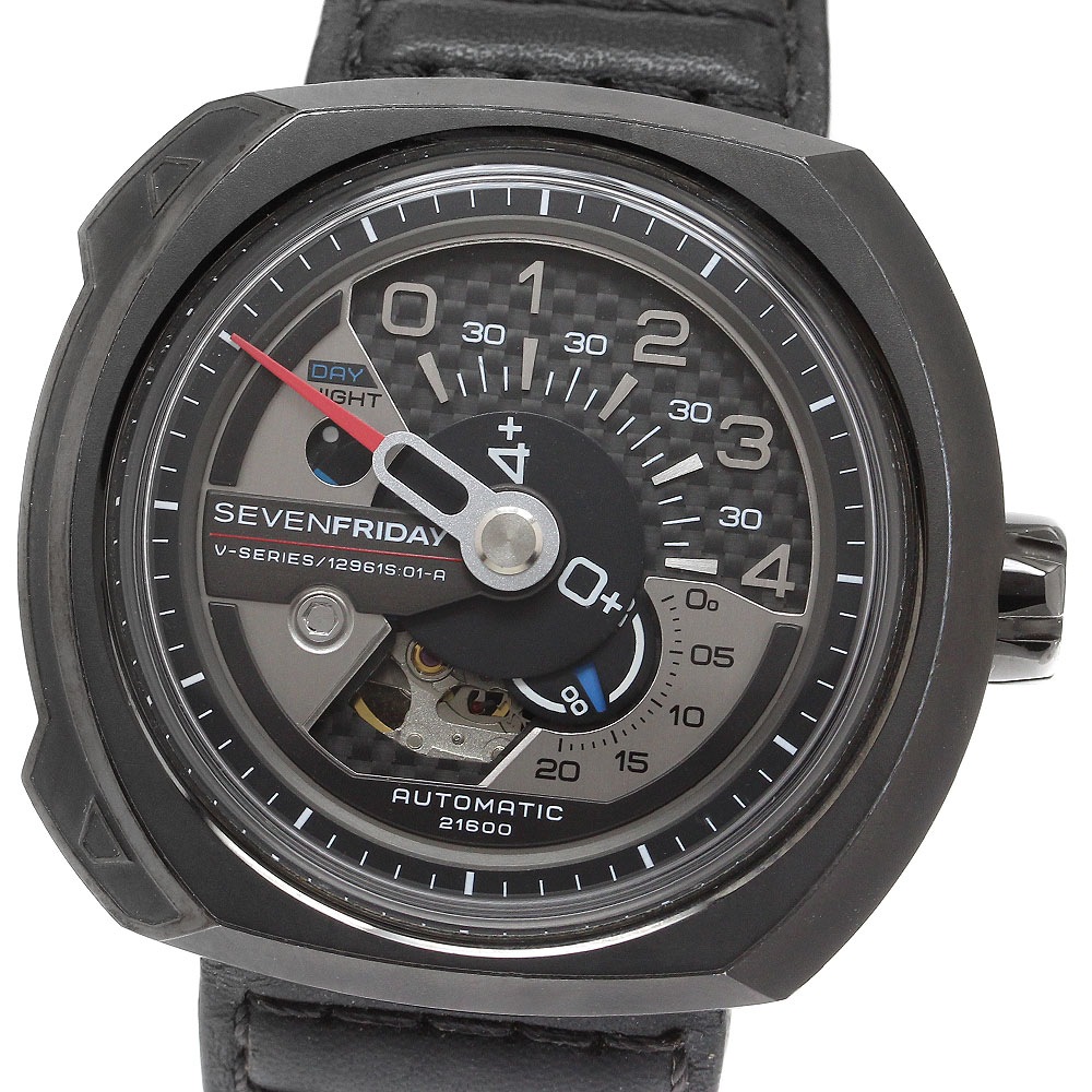 訳あり セブンフライデー SEVENFRIDAY SF-V3/01 Vシリーズ 自動巻き メンズ 保証書付き_912014【中古】