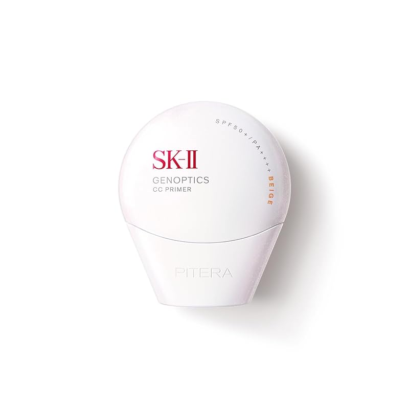 SK-II 日焼け止め 化粧下地 ジェノプティクス CCプライマー 30g ナチュラルベージュ SPF50+/PA++++ ホワイトフローラルの香り ナイアシンアミド ピテラ配合