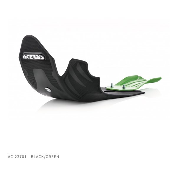 スキッドプレート KX250 4T/X 21-24 BK/GR ブラック/グリーン AC-23701BK/GR