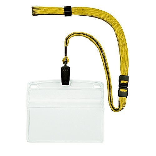 （まとめ買い）オープン工業 吊り下げ名札クリップ式 横特大10枚 黄 NL-21-YE 00023785 [x3]