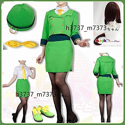 ウマ娘 プリティーダービー 駿川 たづな コスプレ衣装 +帽子+靴+ウィッグ