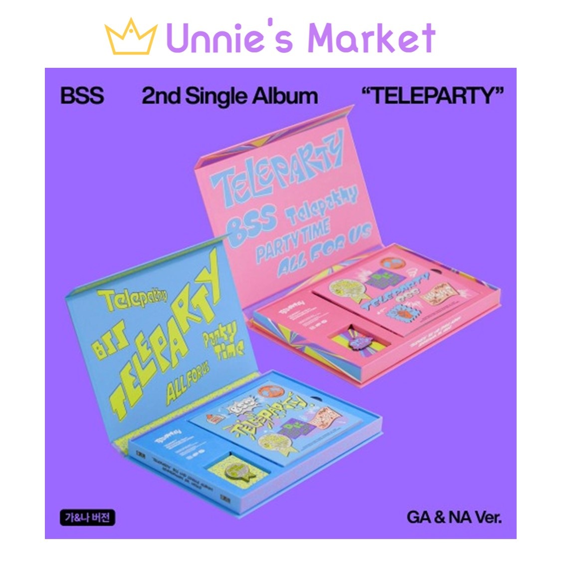 [SITE POB / SET] BSS (Seventeen) - TELEPARTY 2nd Single Album + Free Photocard 1EA(fan-made)