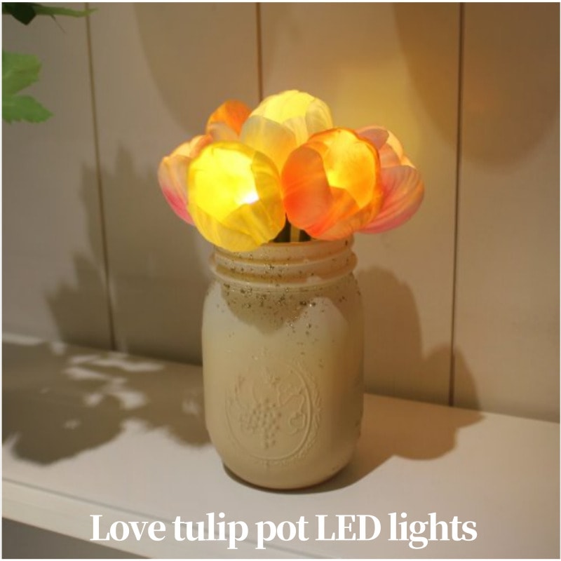 韓国ブランド VIA K STUDIO/ Love tulip pot LED lights/ LEDムード灯 4,950円