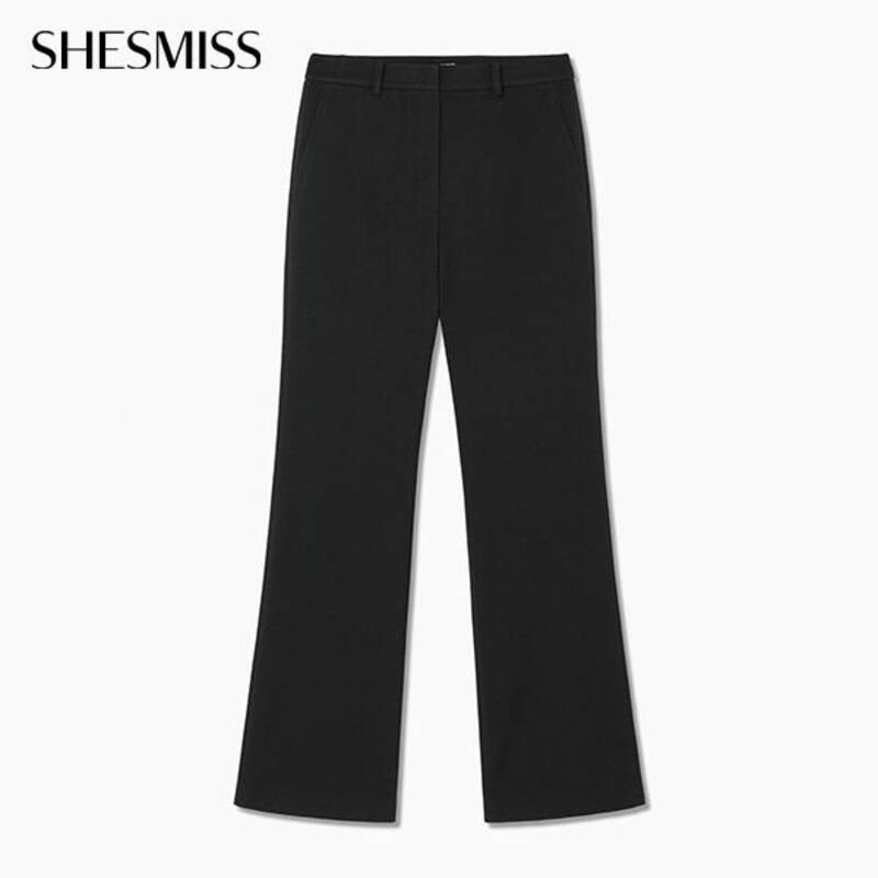 ベーシックストレート起毛パンツ_SWWSLP42710_BK