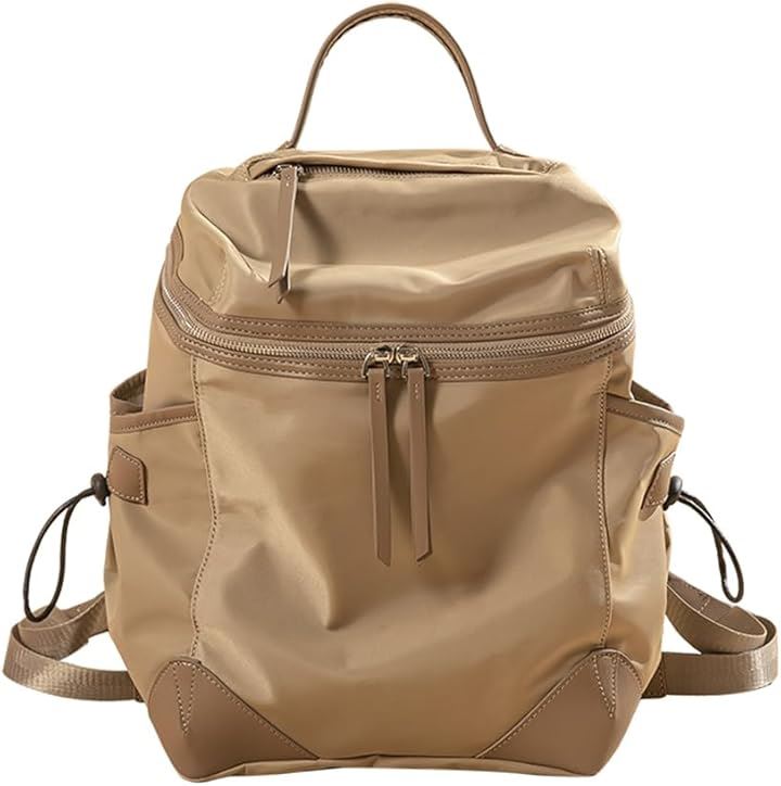 ビジネスリュック パソコン PC収納 レディース 13インチ対応 キャリーオン 撥水・耐傷(カーキ)