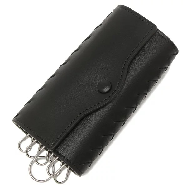 キーケース キーホルダー イントレチャート ブラック メンズ レディース ユニセックス BOTTEGA VENETA 284137 V0016 8806