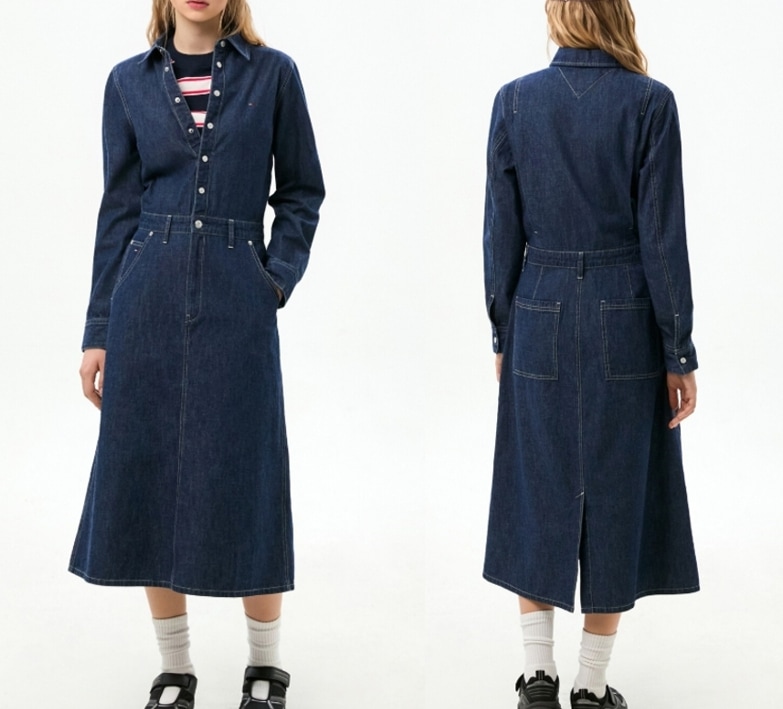 Denim Dress ( T32G0NOP01TWL11AP)