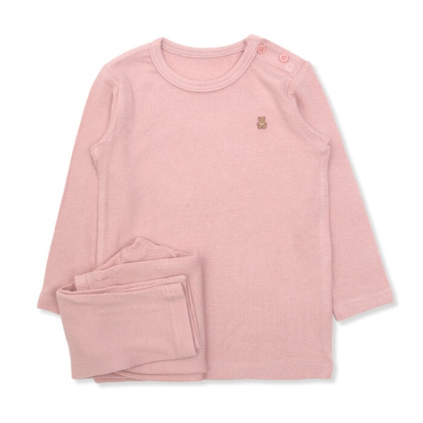 モーダルピンク長袖肌着(MIZP9B07) 5,680円