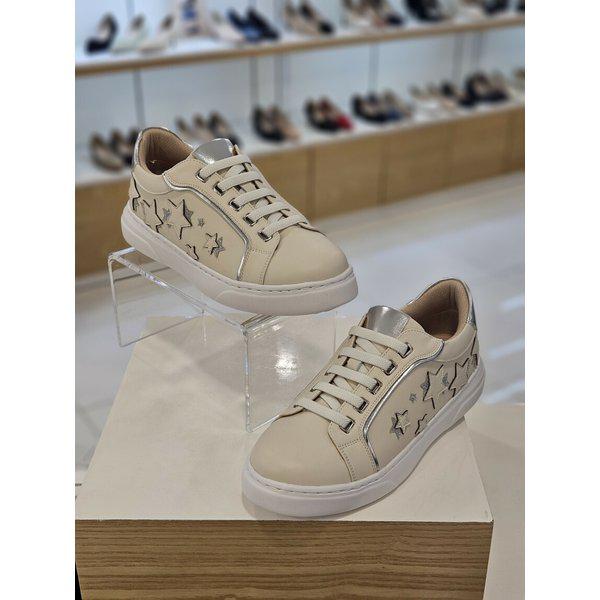 [] 女性用星柄スニーカー (3cm) 112410007-IV [P003739547]