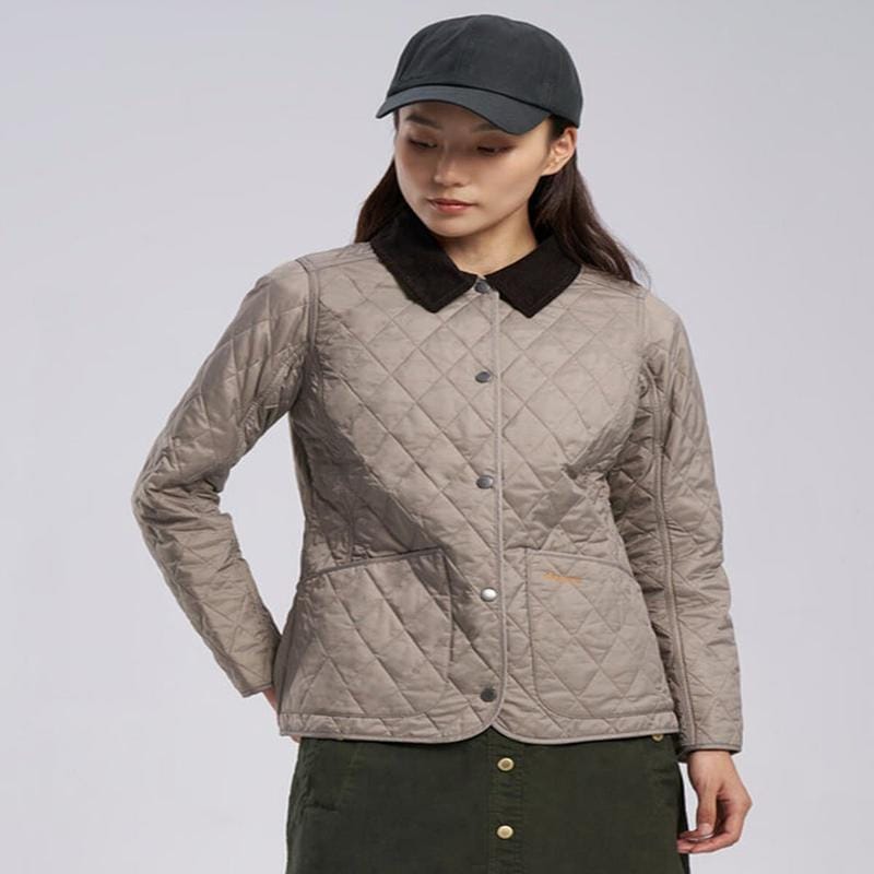 [24FW] [Barbour] 女性 ダークベージュ Annandale キルティングジャケット (URJA4F314I2)