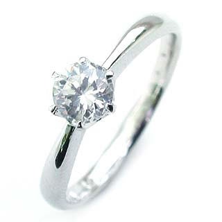 AneCan掲載 (Brand アニーベル) Pt ダイヤモンドデザインリング（婚約指輪エンゲージリング） ソリティア 一粒 楽ギフ_包装02P26Mar16