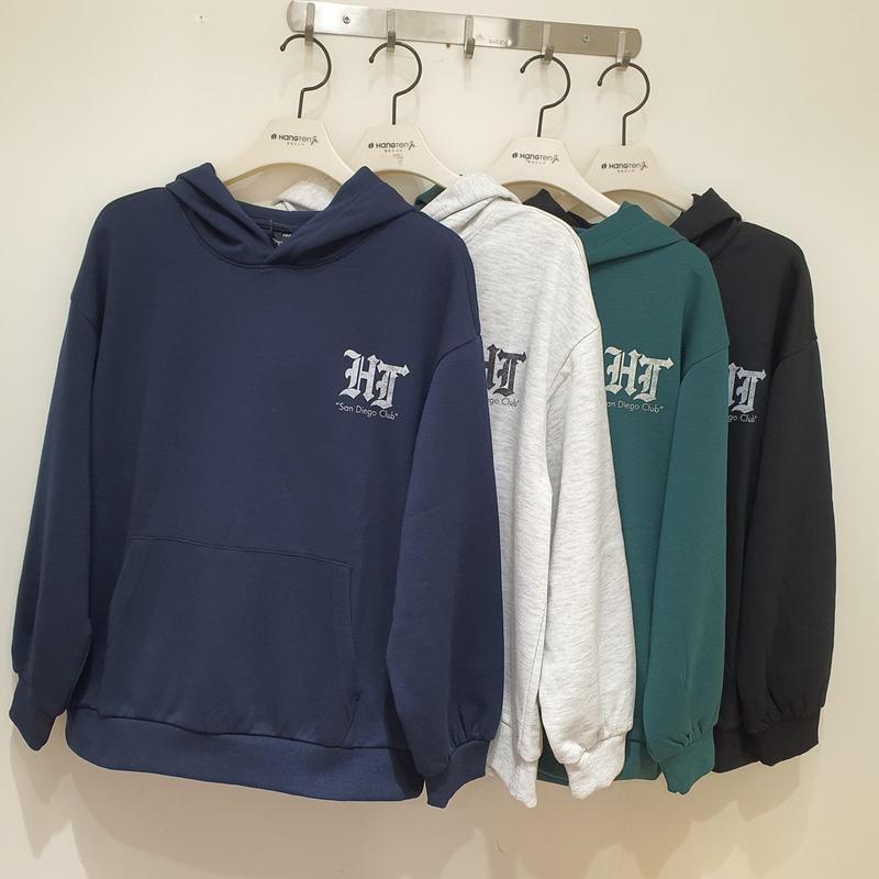 [モダプピョン] バックプリンティングフード付きスウェットシャツ/14560-031-208-07_BP 4,649円