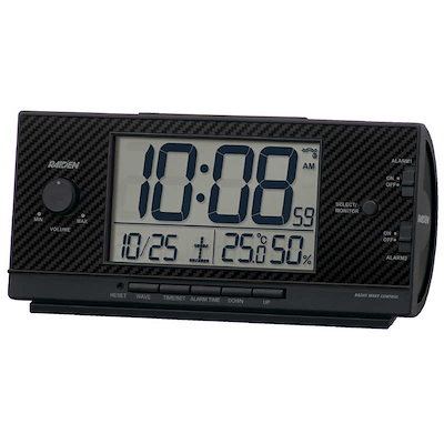 他サイト： セイコー 電波目覚まし時計 SEIKO 大音量電波デジタル時計 NR-539-Kの商品画像