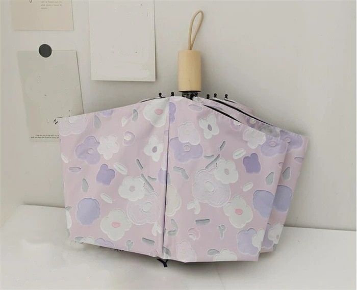 日傘 おりたたみ傘 レディース 晴雨兼用 日傘 uvカット 100 遮光傘 きれいめ 軽量 花柄 晴雨傘骨 おしゃれ人気 携帯便利