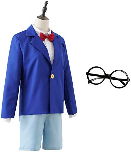 探偵 制服 メガネ 蝶ネクタイ セット コスプレ衣装 衣装 仮装 変装 コスチューム