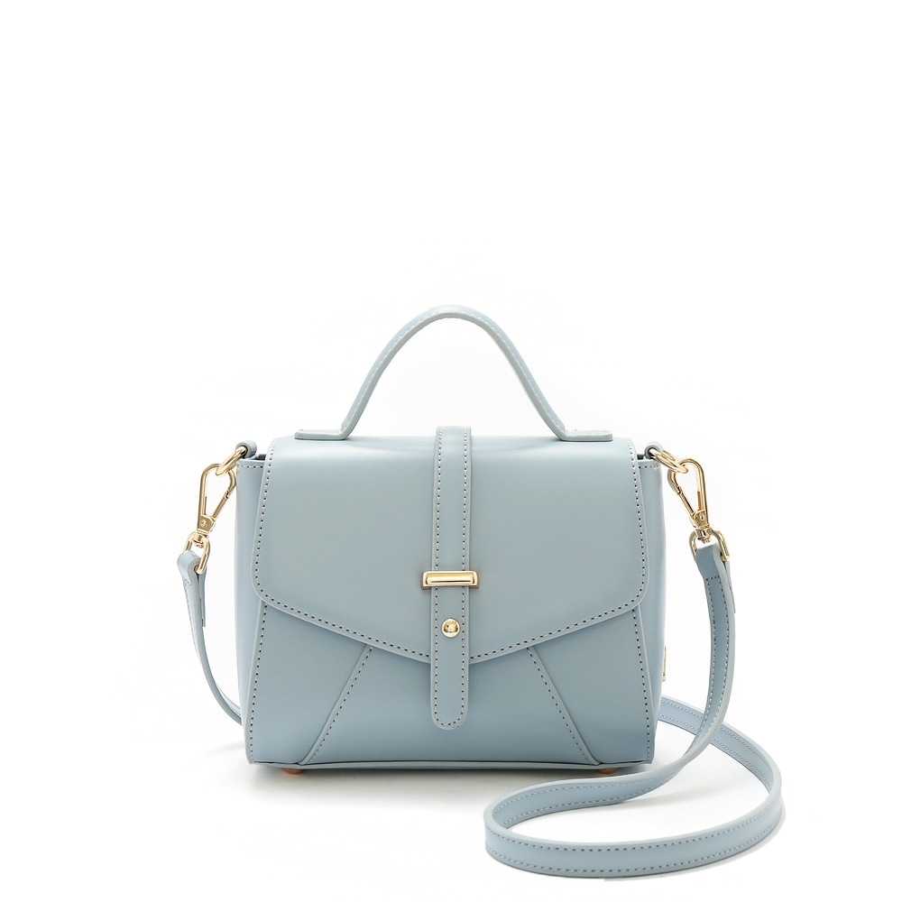 Sweety ２WAYミニハンドバッグ ショルダーストラップ付き ブルー