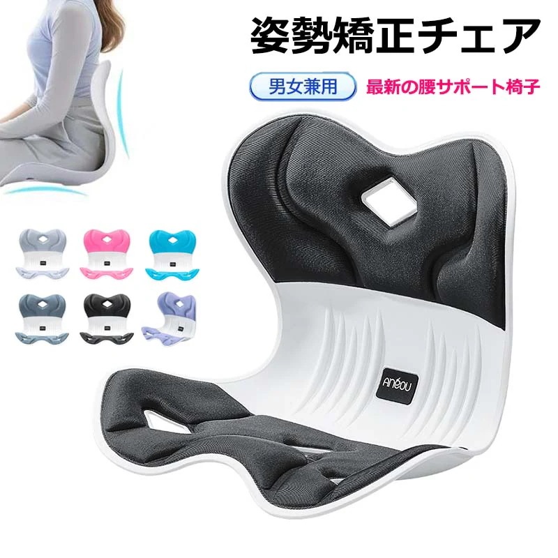【1つ買うと1つ無料】【メガ割】最新昇級 座椅子 腰が痛くならない姿勢矯正 椅子 人体工学 腰痛 クッション 高反発 メモリー綿 骨盤から腰をサポート 腰当て 軽量 クッション 猫背改善 てこの原理