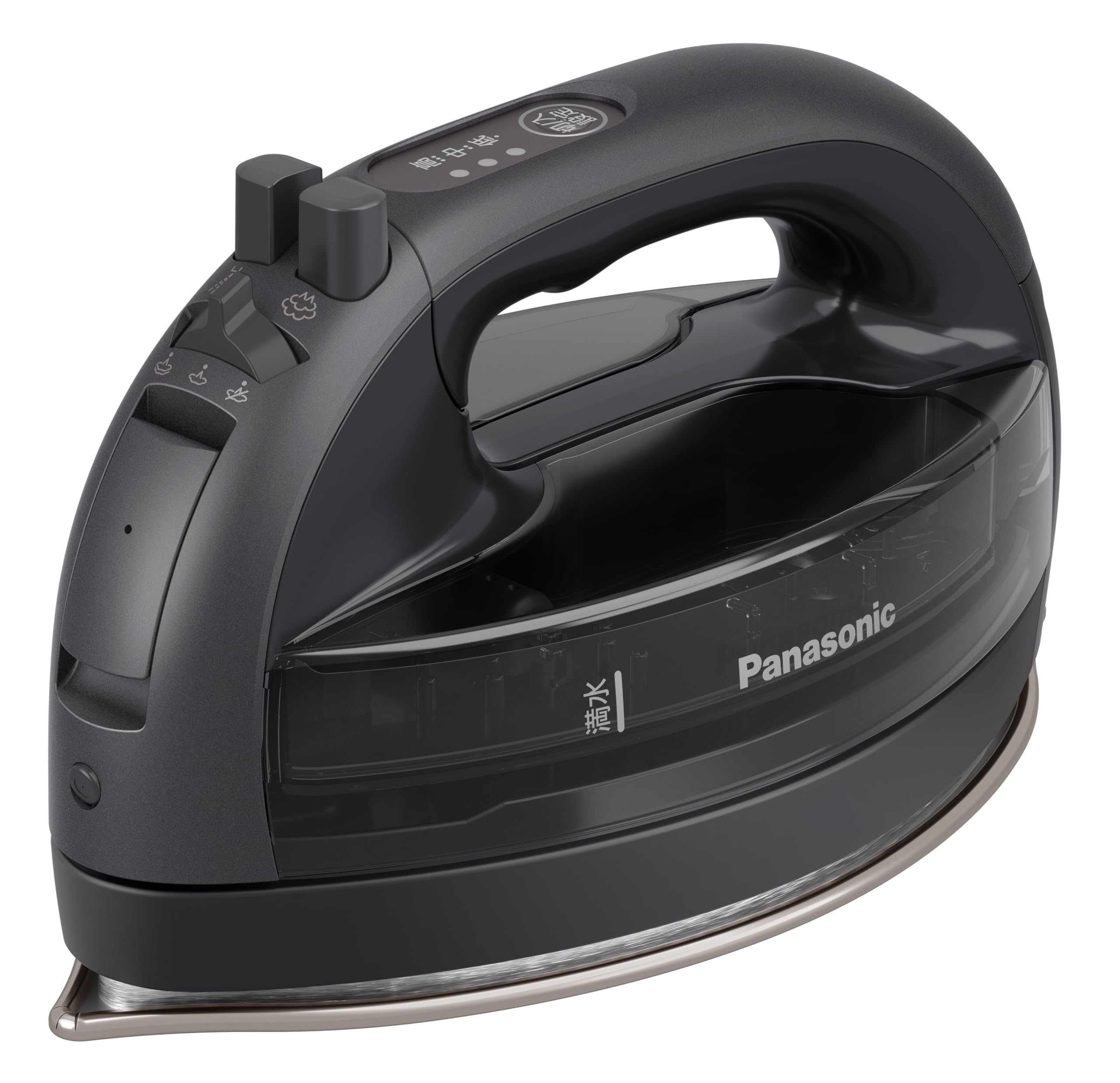 【2025最新型 コードレス】パナソニック コードレススチームアイロン NI-WL709-K カームブラック Wヘッド ステンレス×ニッケルコート