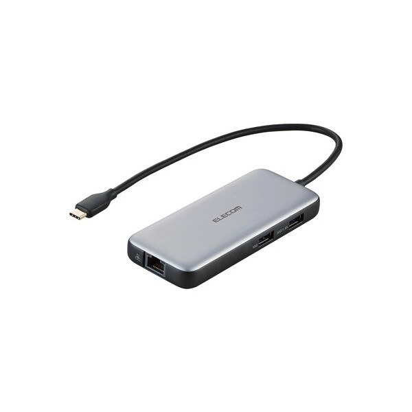 DST-C27SV USB Type C ドッキングステーション ハブ 6-in-1 PD 85W出力 USB-C 2 USB-A 2 HDMI 1 シルバー メーカー直送