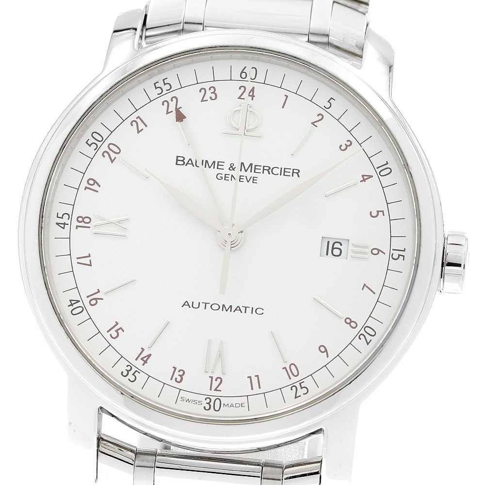 ボーム＆メルシェ Baume & Mercier M0A08734/65494 クラシマ デイト 自動巻き メンズ 保証書付き_890817【中古】