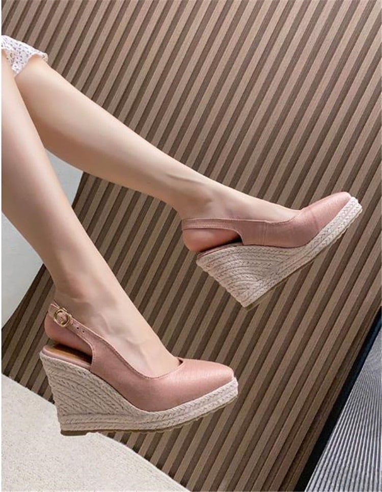 【急速出荷!】見て可愛い!履いて楽チンな大人気 早い者勝ちc 女性 気質 百掛け 厚底 ウェッジソール エレガント 大人気 新スタイル サンダル ピンヒール シューズ