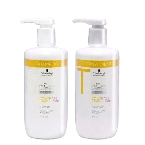 BCクア カラーセーブ シャンプー a 750mL + トリートメント a 750g セット