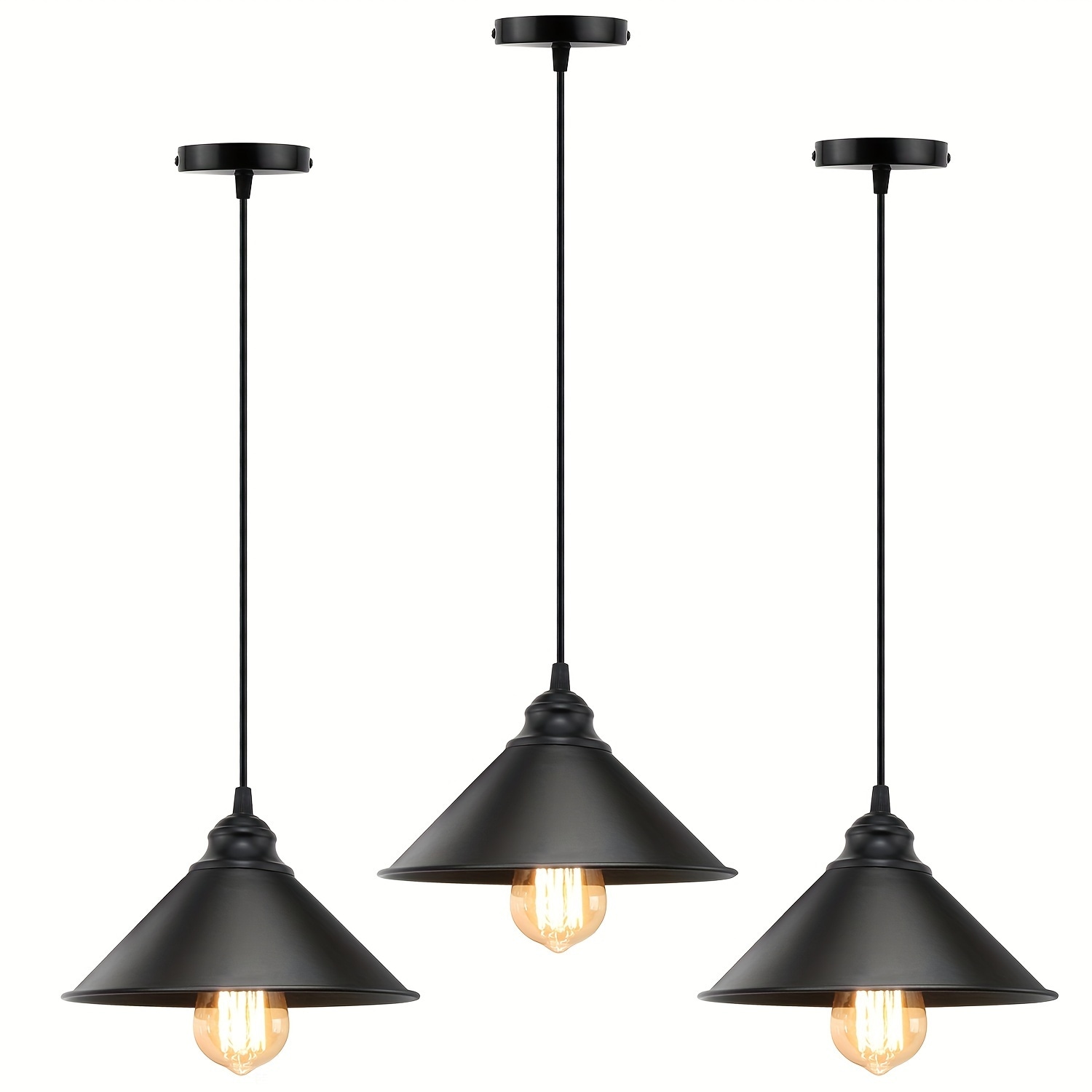 インダストリアルシャンデリアバーンシャンデリアキッチンアイランドファームハウスレストランインダストリアルシャンデリアE26 E27ベース（電球は含まれません）LYOOWNG