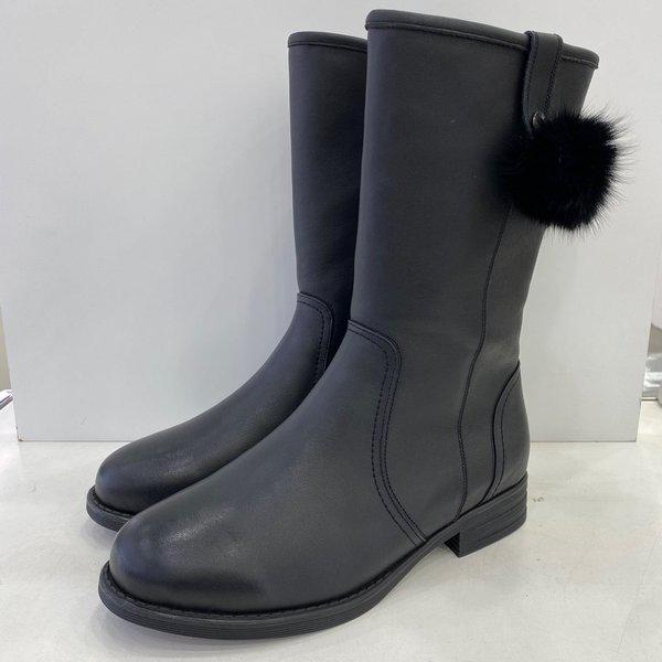 女性セミカジュアルハーフブーツ YADWBG626BK HSIT1A GN