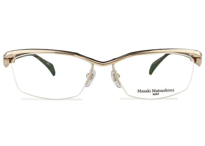 メガネ MF-1251 c.1 シャンパン/ブラック/ブラウンササ 大きい