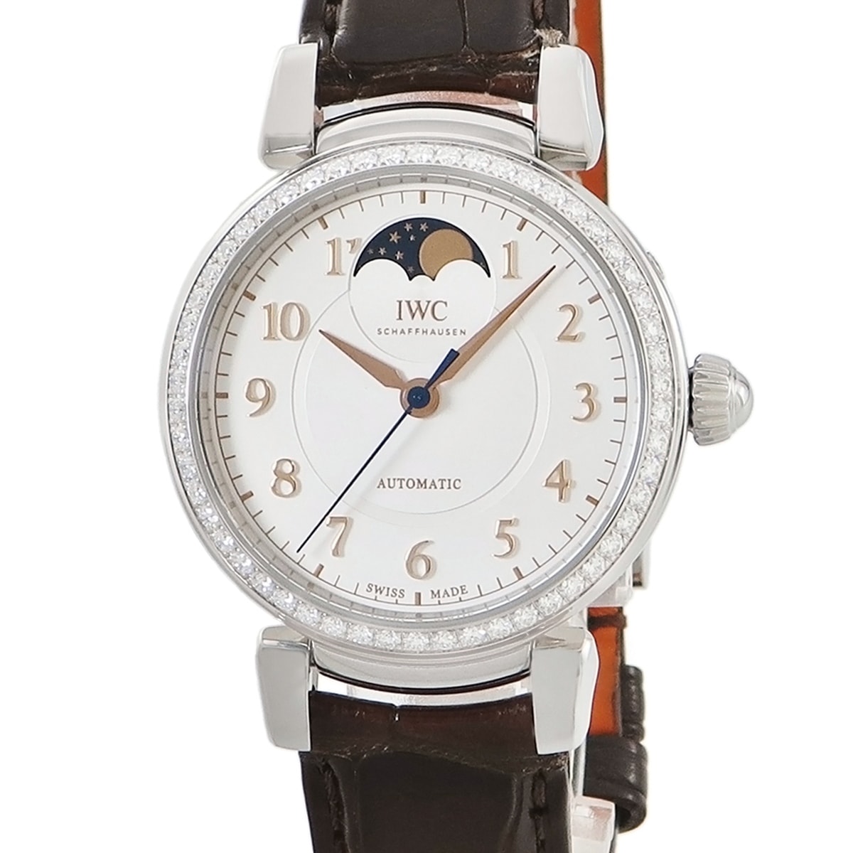 ダ ヴィンチ オートマティック ムーンフェイズ 36 IW459307 自動巻き メンズ 純正ダイヤ アラビア 2017年 3年保証