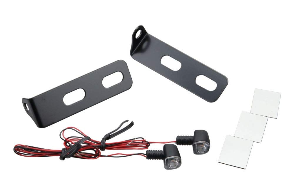 キジマ (kijima) バイク ウインカー LEDウインカーランプNano & ナンバーサイドマウントステーセット 汎用 219-4017 11,221円