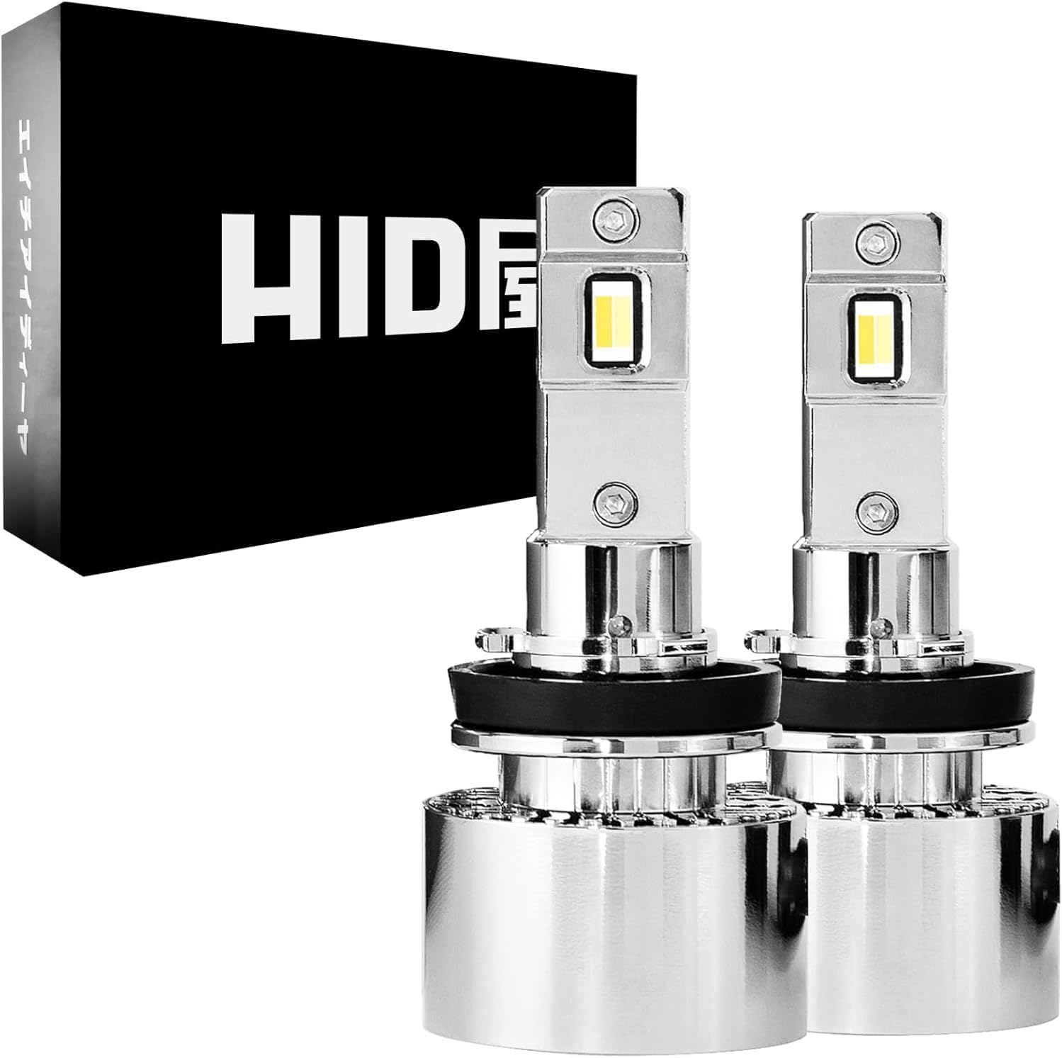 HID屋 H8 H11 H16 LED フォグランプ 2色切り替え ホワイト 白 イエロー 黄色 車検対応 メモリー機能 搭載 12V 2個1セット Vシリーズ