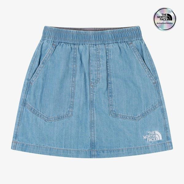 [キッズ公式] NK6NS01S ガールズ ブルーリッジ スカート POWDER BLUE