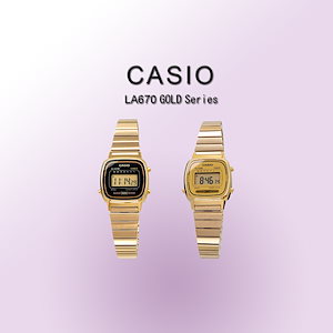 選べる CASIO レディース 腕時計 ゆうパケット チープカシオ チプカシ LA670WGA シリーズ デジタル アイテム ブランド カジュアル フォーマル 小さい かわいい ブレス ウォッチ