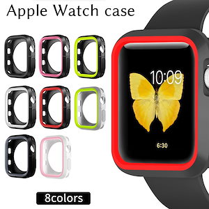 Apple Watch カラフル ケース Series SE 6 5 4 3 2 保護 カバー