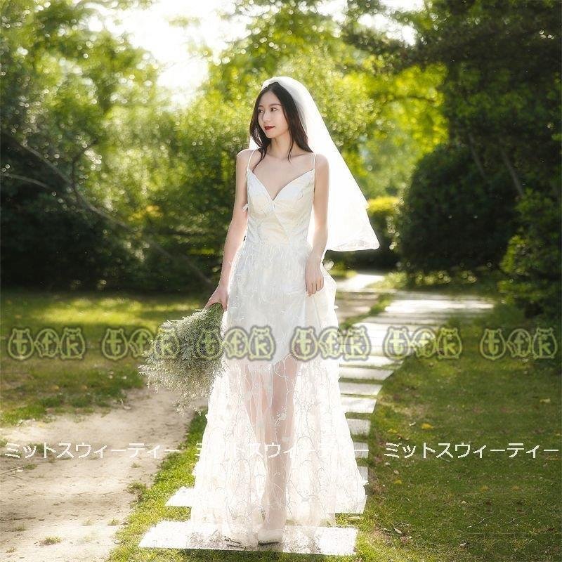ウェディングドレス 二次会 リゾートドレス 結婚式 ブライダル 前撮り キャミソール 海外挙式 花嫁