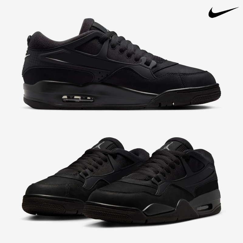[NIKE] ナイキ スニーカー エア ジョーダン 4 RM シューズ / BLACK