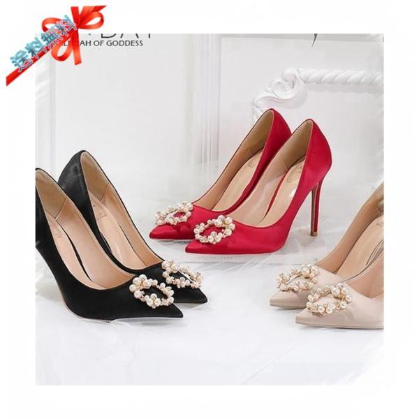 レディース靴 美脚 ウエディングシューズ 結婚式 ハイヒール ポインテッドトゥパンプス 花嫁 二次会 ピンヒール ブライダル パーティー 舞台用靴 通勤shs1022