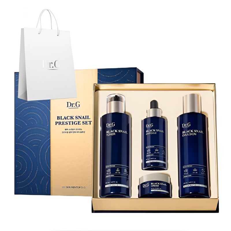 【韓国人気製品】 ブラックスネイル プレステージ 基礎化粧品 4点セット