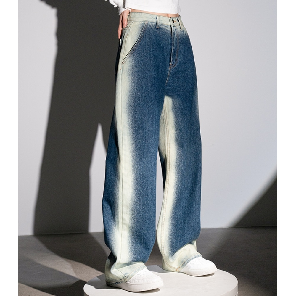 AVANDRESS サイドラインワイドパンツ INDIGO