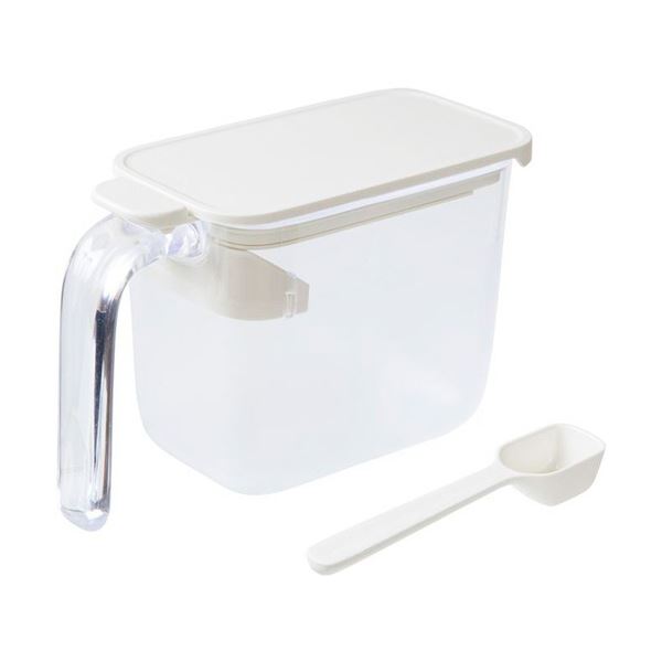 (まとめ) マーナ 調味料ポット ホワイト K736W 1個 (×5セット)