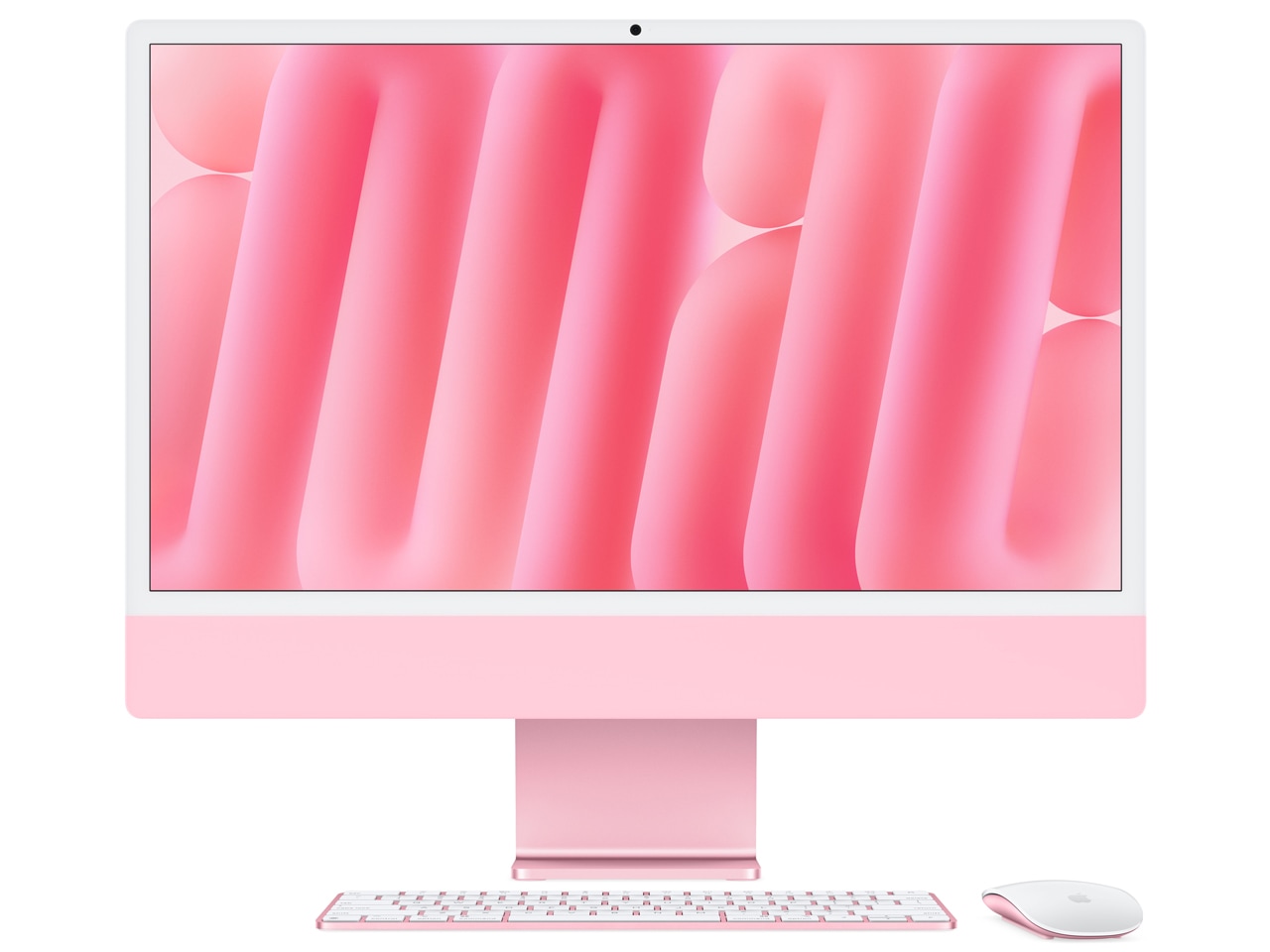 iMac 24インチ Retina 4.5Kディスプレイモデル M4チップ 8コアGPU 256GB SSD 16GBメモリ MWUG3J/A [ピンク] 112,400円