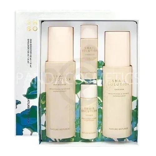 スネイルソリューション2種企画セット (スキンブースター 130ml + エマルジョン 120ml)