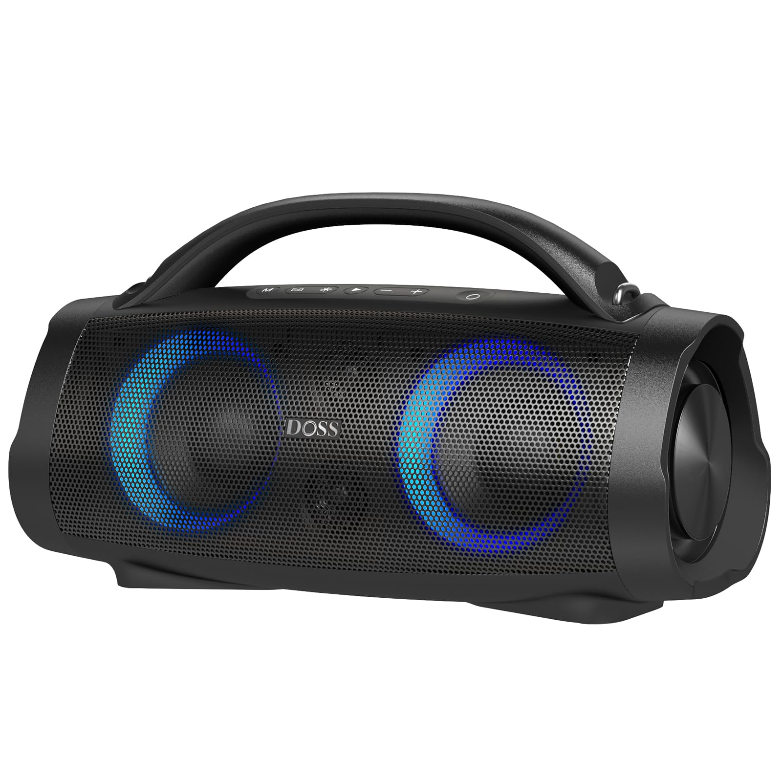 DOSS Extreme Boom Pro Bluetoothスピーカー ワイヤレス 100W 大音量 20時間再生 IPX6防水 ポータブル ブルートゥース 低音強化 パッシブラジエーター搭載 US