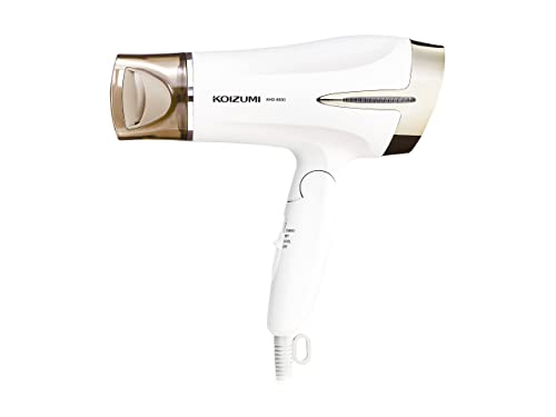 コイズミ ヘアドライヤー 大風量 マイナスイオン 軽量 ホワイト KHD-9330/W