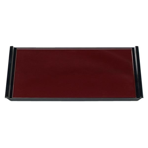 2尺 フライト盆/トレー (新溜天黒SL) 596mm×446mm×25mm 日本製 (和食 レストラン 店舗 お店)